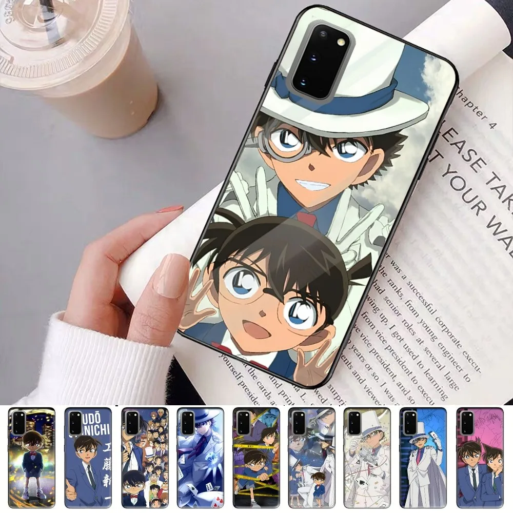 Чехол для телефона D-Detective C-Conan Samsung S 9 10 20 21 22 23 30 23plus lite Ultra FE S10 Lite Fundas