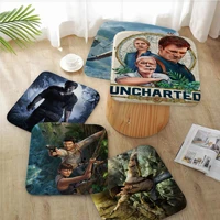 uncharted classic game nordic printing chair mat soft pad seat cushion for dining patio home office indoor outdoor chair mat pad