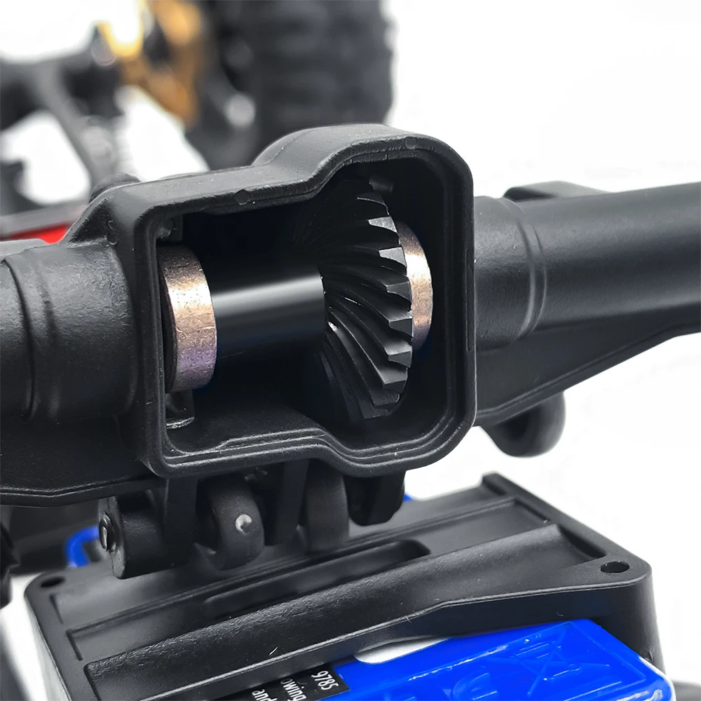 Фото YEAHRUN 24T + 12T/22T + 10T стальной Overdrive, спиральная коническая ось, шестерня для 1/18 RC гусеничного автомобиля TRX4M Bronco Defender Gears №5