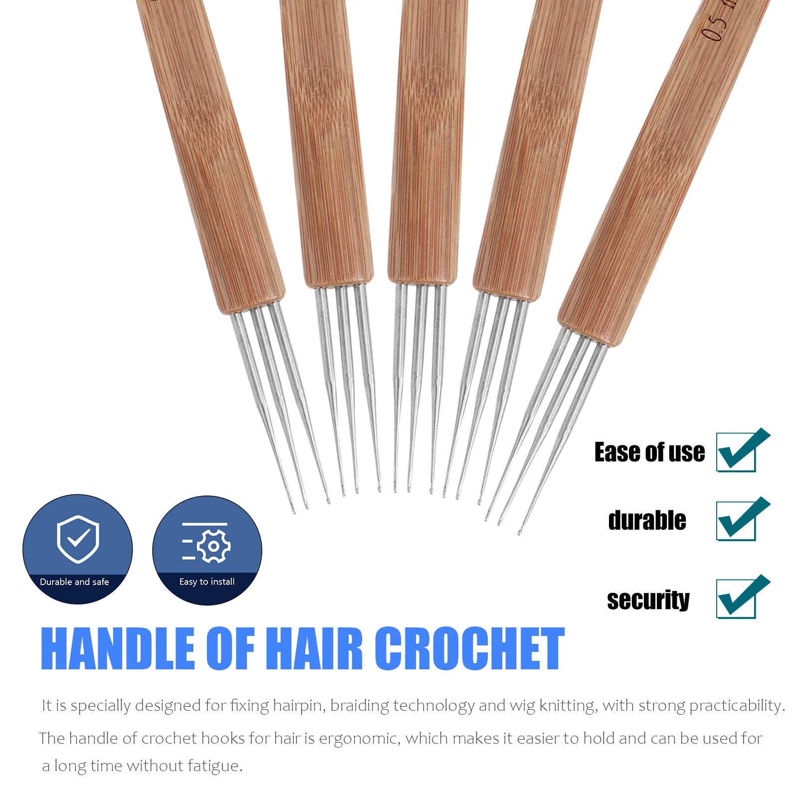 Спицы для плетения волос Dread Braider инструменты рукоделия дреды вязание крючком