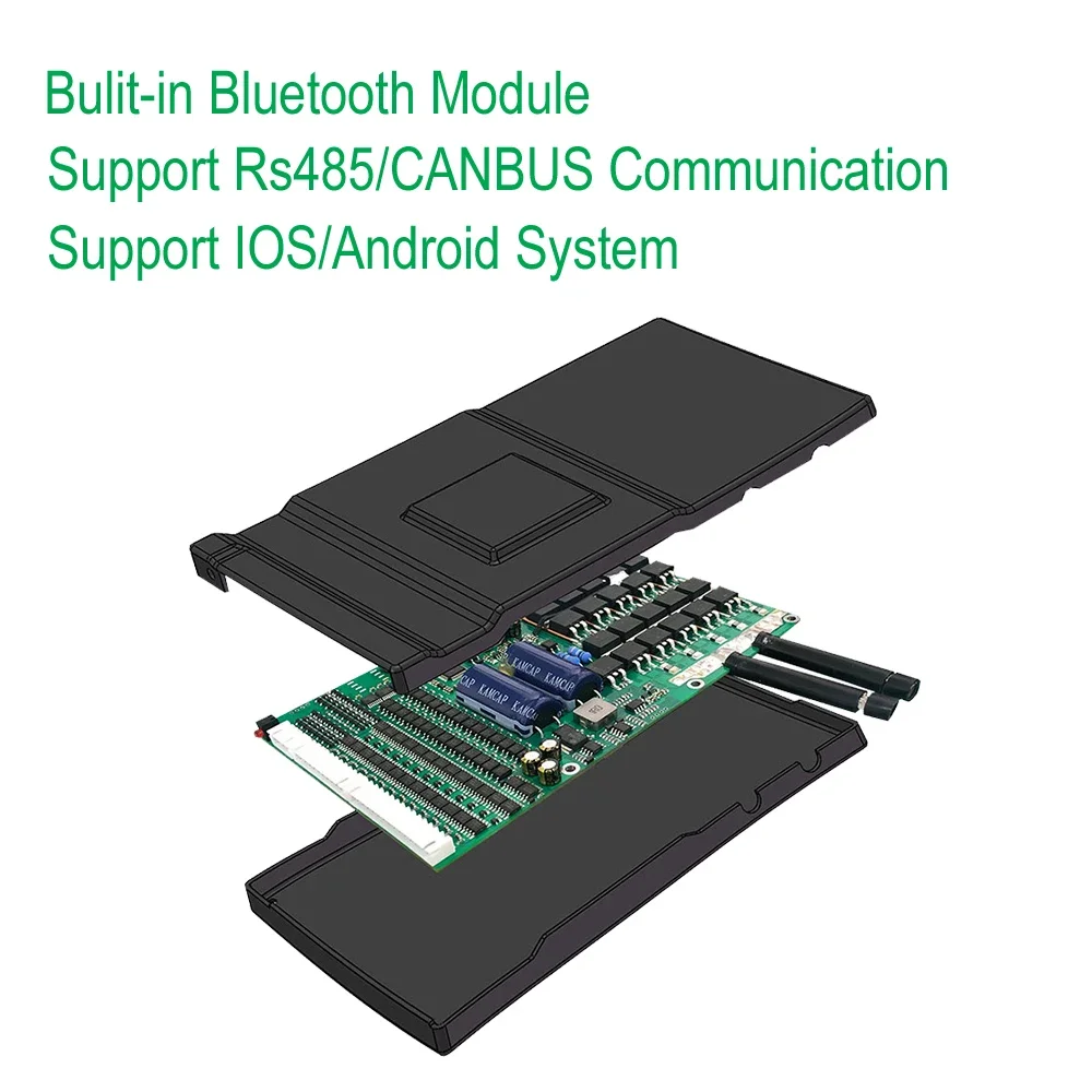 JK Smart BMS BD6A24S10P/12P/15P 0 6A Active Balance 8S 24S 100A 120A 150A 12V 24V 48V 72V для Lifepo4 Li-ion RV Energy Storage