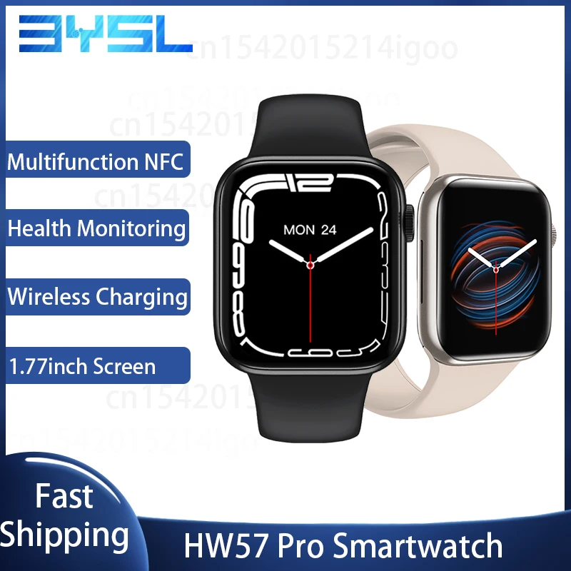 

HW57 Pro Smartwatch IWO NFC Smart Watch AI Voice Assistant Men Women Bluetooth Call Women Men Smartwatch PK W37 Pro W26 W27
