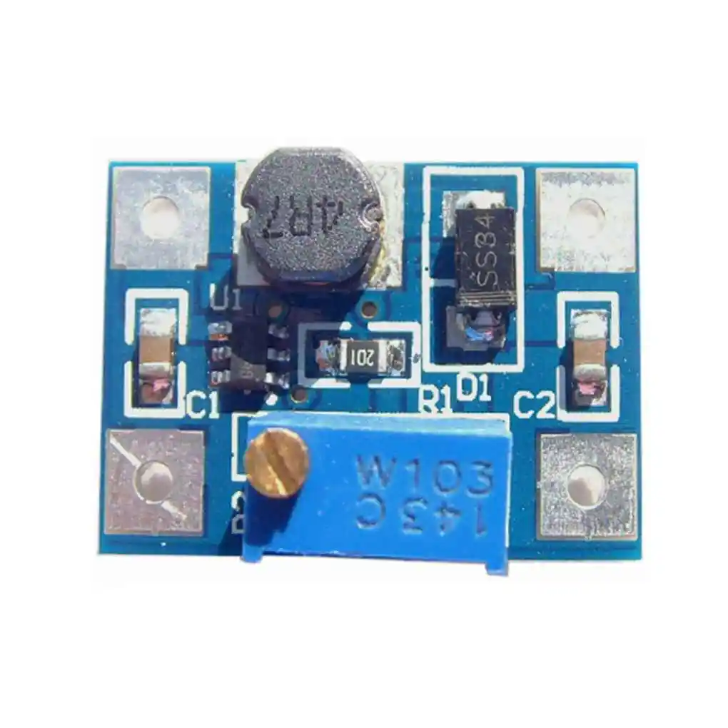 

Boost Voltage 2A Current Module DC-DC Power Supply Module Adjustable Converter Regulator Step Up Overheat Protection
