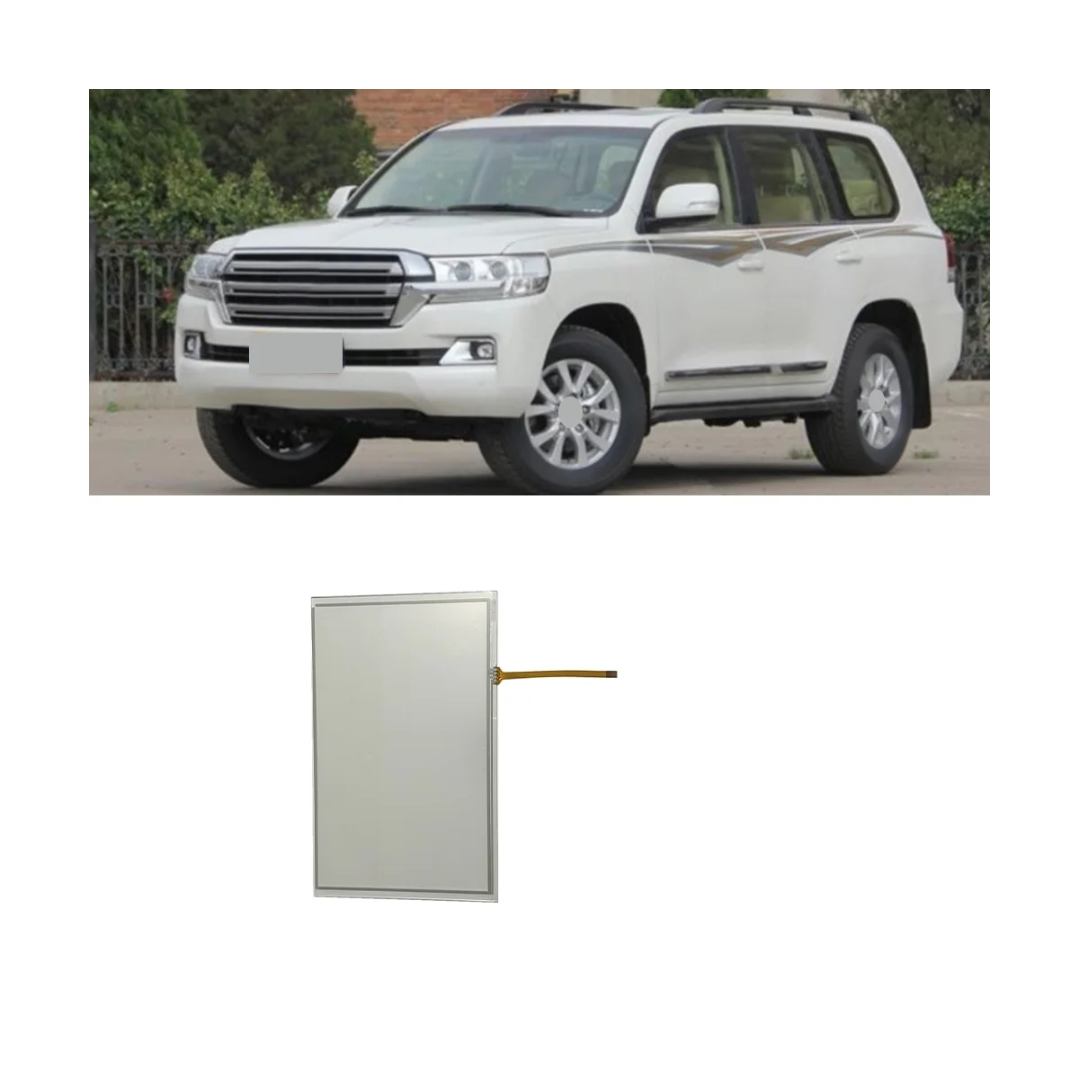 9-дюймовый сенсорный экран автомобильное стекло дигитайзер навигация для Toyota Land