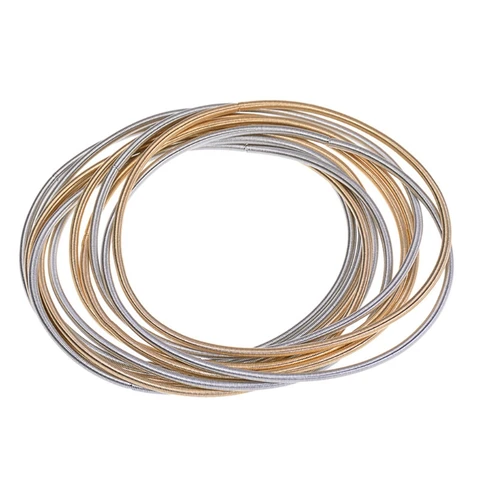 Выдвижной спиральный браслет из углеродистой стали, пружинный браслет, пружинный браслет из углеродистой стали