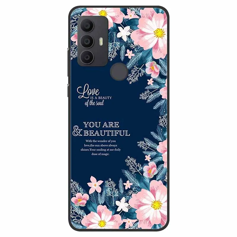 Чехол для TCL 305 306 бампер из ТПУ Противоударная задняя крышка 30 SE 30SE защитный чехол