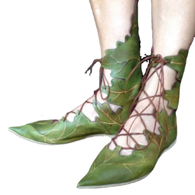 эльфийские туфли. эльфийские ботинки. эльфийские сапоги. необычная обувь женская. обувь лесного эльфа.