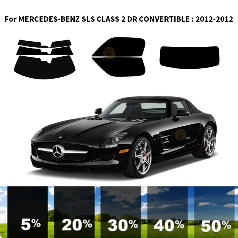 

Нанокерамическая Автомобильная УФ-пленка Precut для окон, автомобильная пленка для окон MERCEDES-BENZ класс SLS 2 DR CONVERTIBLE 2012-2012