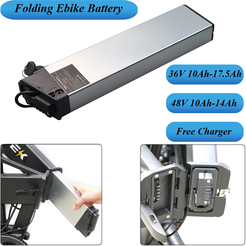 

Internal Folding Electric Bike Battery 48V 10Ah 10.4Ah 12.8Ah 14Ah Sheng milo Lankeleisi Fiido Foldable Ebike Battery 500W 750W