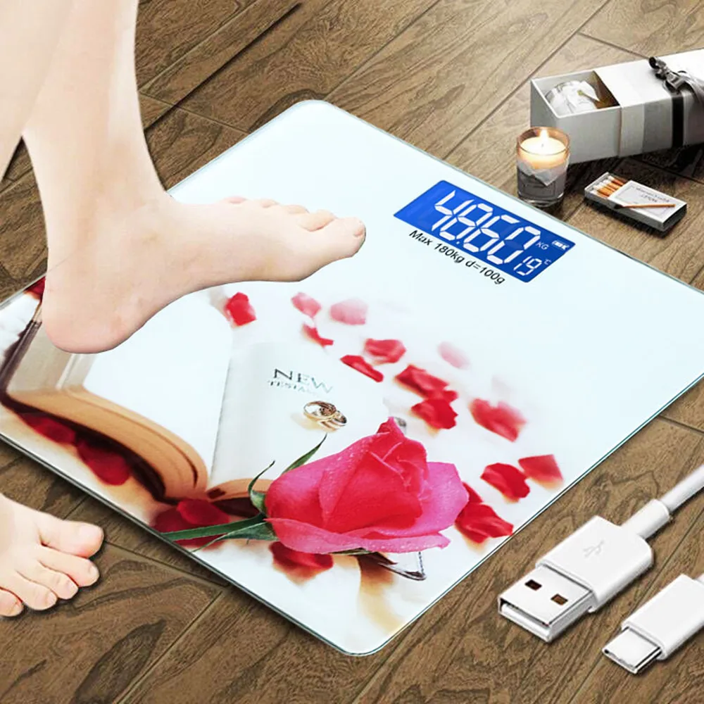 

Профессиональные электронные весы, цифровые Точные Электронные напольные мини Цифровые точные весы для ванны, вес тела