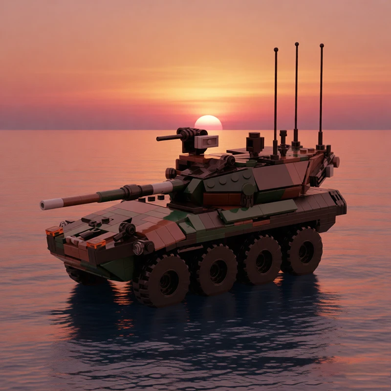 Фото Набор для сборки танка Centauro 2 (680 деталей), модульный конструктор MOC, креативный дизайн, развивающая игрушка для мальчиков, подарок на день рождения №2