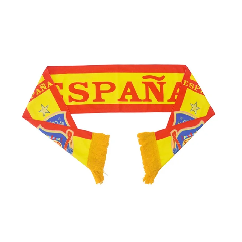 140x16 см вязаный шарф для фанатов футбольной игры национальной команды 100%