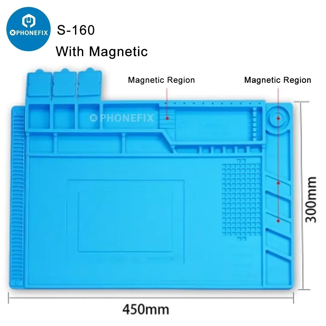 

PHONEFIX Магнитный коврик для пайки PHONEFIX S-160