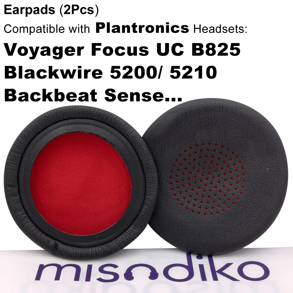 

misodiko Ear Pads Replacement for Plantronics Voyager Focus UC B825, Blackwire 5220/ 5210, Backbeat Sense Headset