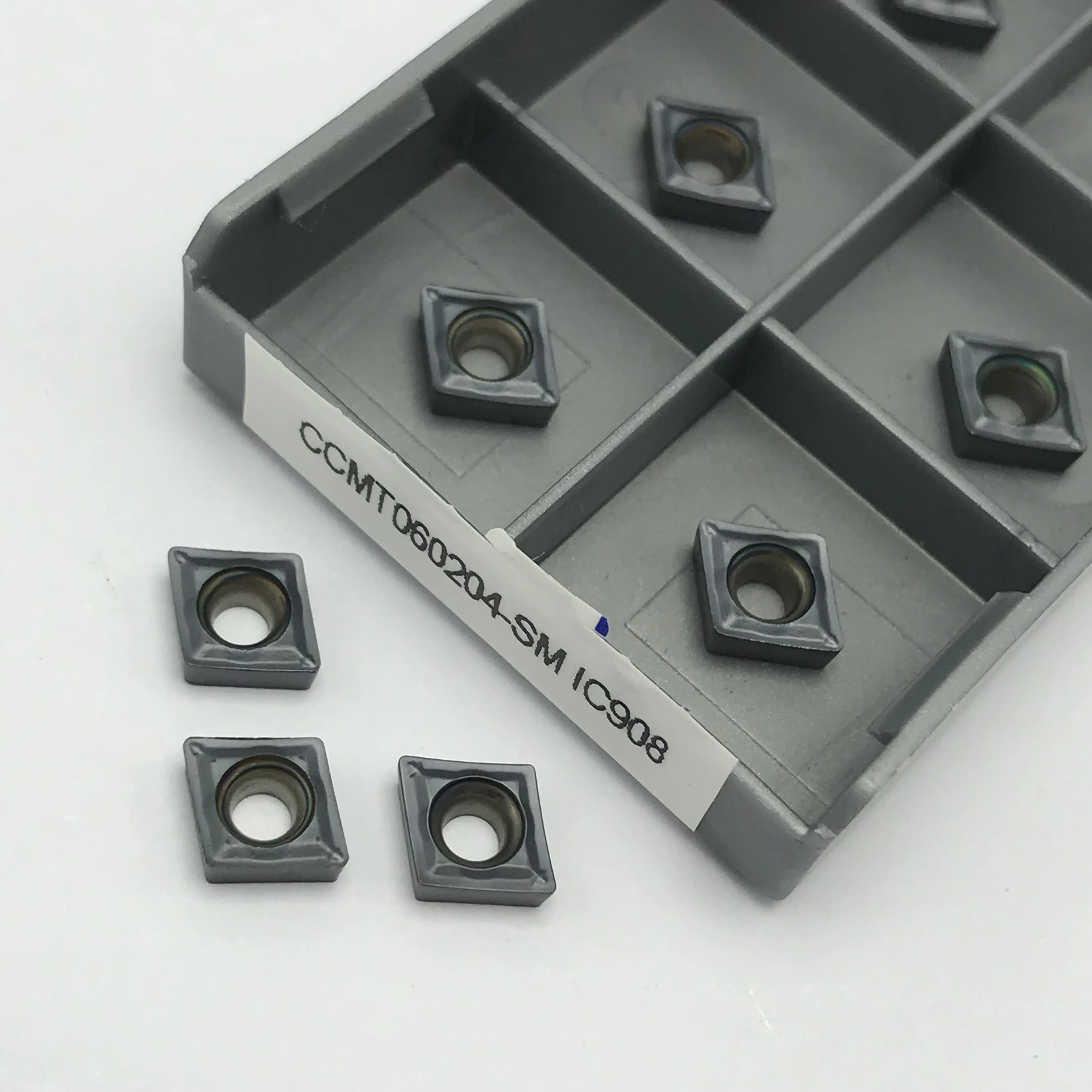 CCMT060204 IC908 инструменты для внутренней токарной обработки карбидная вставка