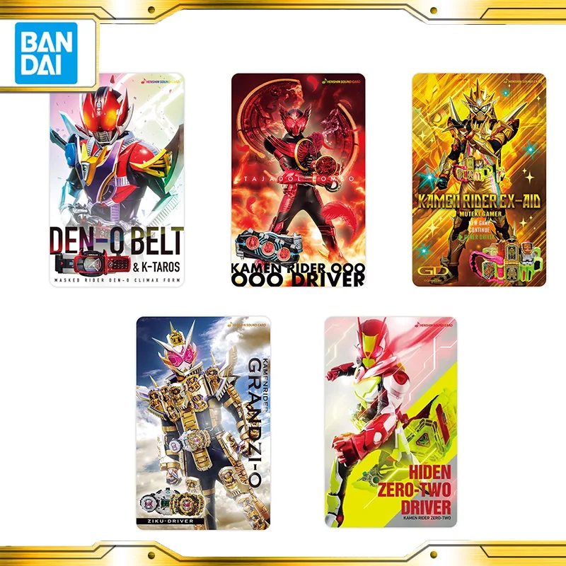 

Bandai Kamen Rider 50th Anniversary Transformation Sound Card Collection Ex-aid Electric King Game Card Collection Children Gift