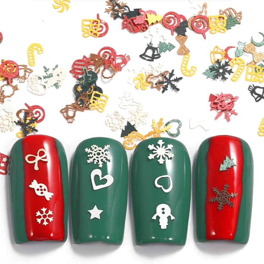 

600pcs Christmas Sticker for DIY Nail Stickers Decals Snowflakes Manicure Decoration Nails Accessories Hello kitty nails