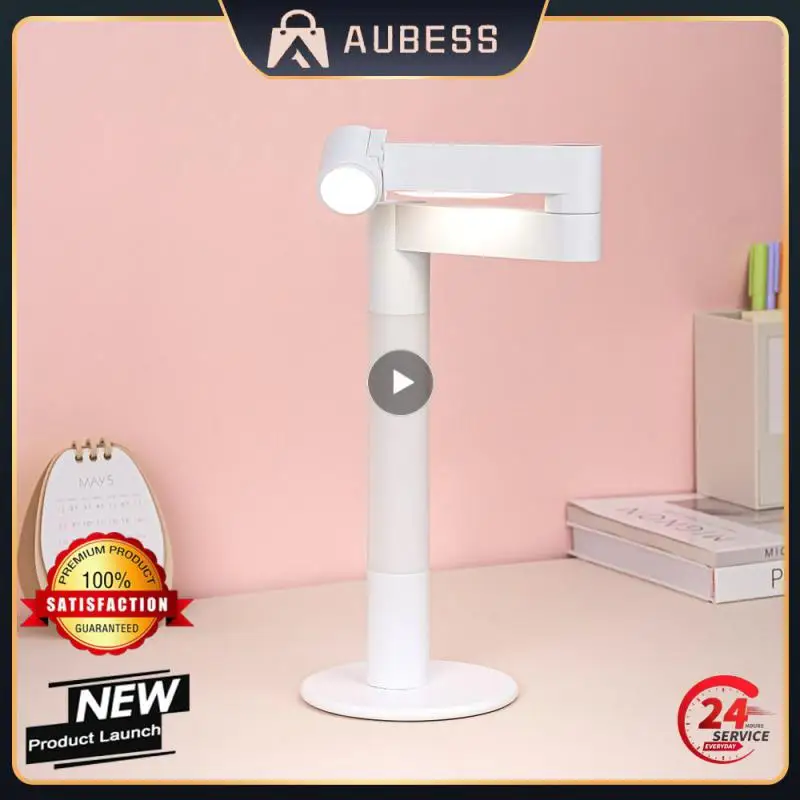 

Chargeable 3 Color Stepless Desk Lamp Rechargeable Lamp Eye Protection Table Lamp Reading Night Light Led Lamp