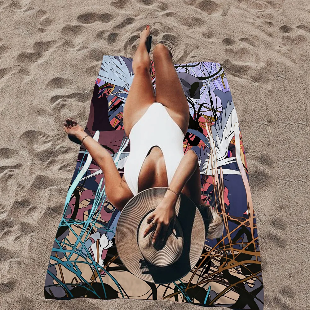 Пляжное полотенце в стиле аниме C-Cardcaptor S-Sakura красочные банные полотенца для