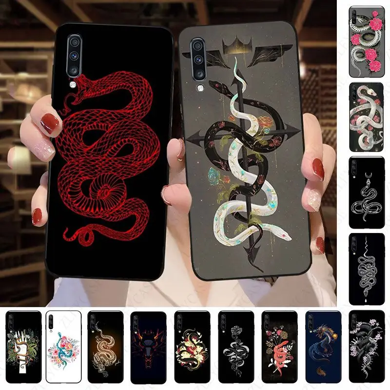 flower dragon snake hot phone cover for samsung galaxy a32 a12 a52 a22 5g a11 a21s a50 a10s a20e a30s a40 a51 a70 a71 a53 case free global shipping