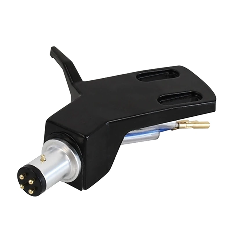 

Turntable Headshell Record Turntable Needle Replacement Phono Stylus Cartridges Rack Black