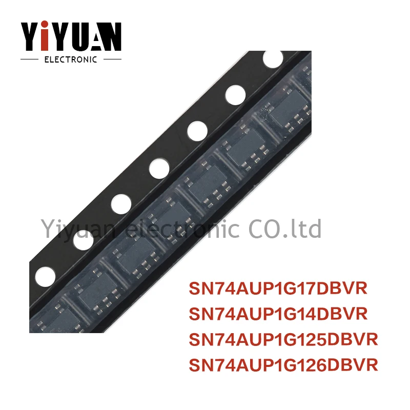 

10PCS NEW SN74AUP1G17DBVR H17F SN74AUP1G14DBVR H14R SN74AUP1G125DBVR H25R SN74AUP1G126DBVR H26R SOT23-5 Inverter Logic chip