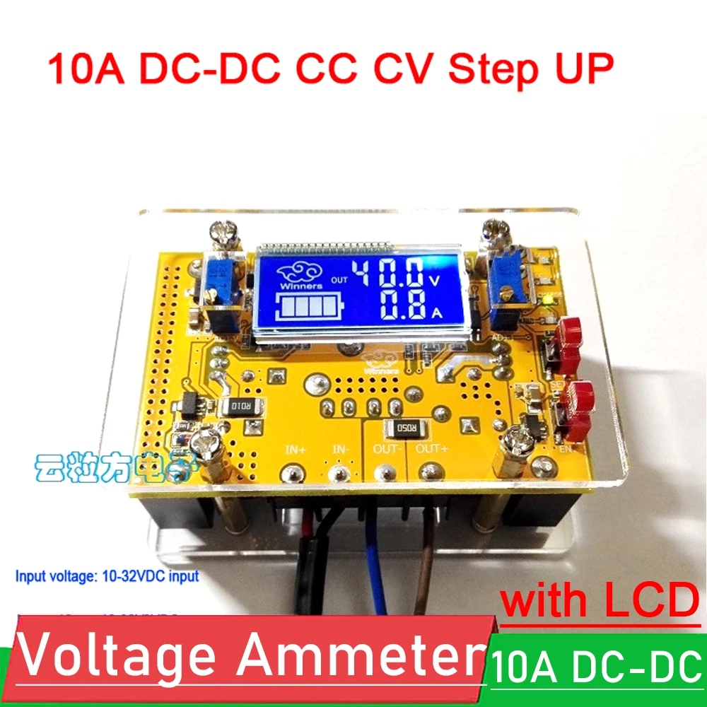 Регулируемый преобразователь напряжения и тока, 90 Вт, 10 а, с 10-32 В до 11-60 в, 12 В, 15 в, 19 В, 24 В, 36 В, 48 В
