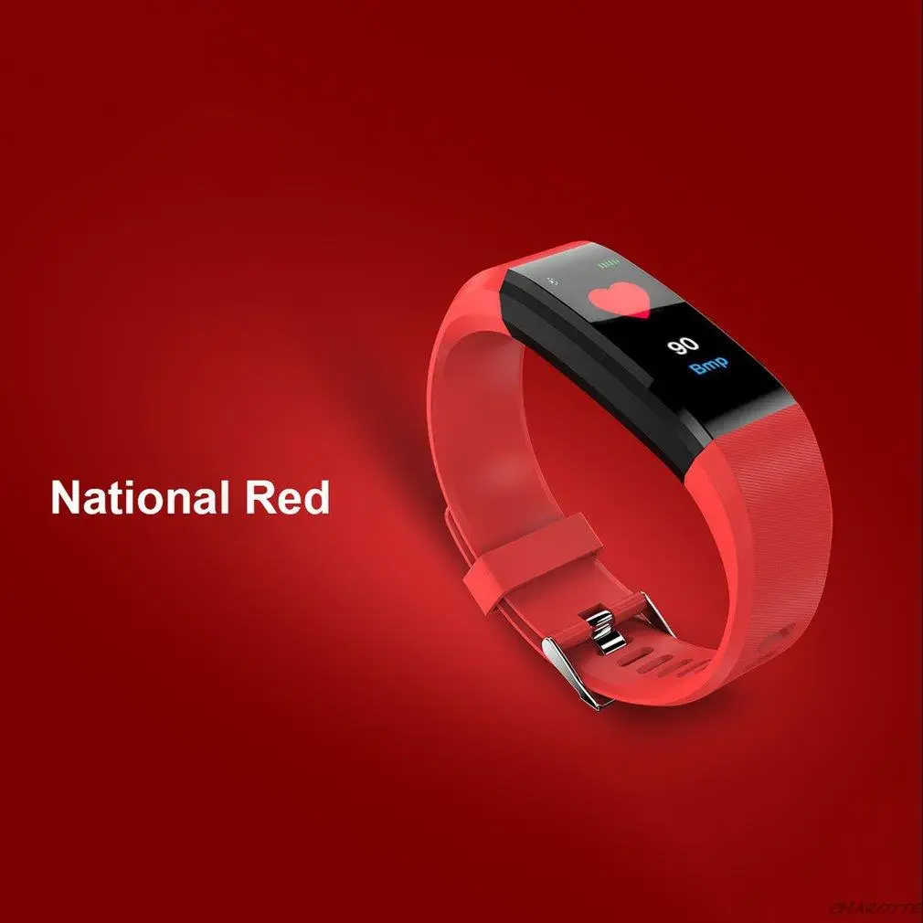 

Умный Браслет 115PLUS, Счетчик Сердечного ритма и шагов