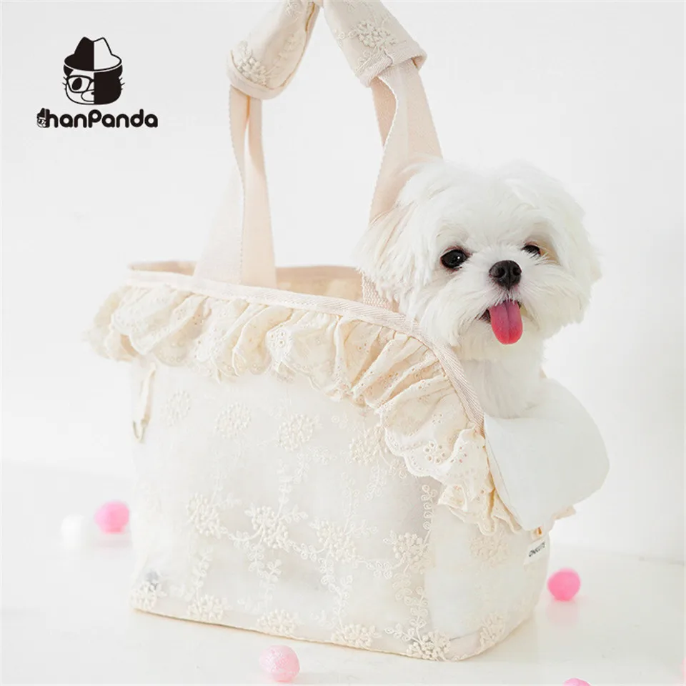 

Универсальная Всесезонная портативная дышащая простая сумка Hanpanda для домашних животных, женский рюкзак, кружевная портативная космическа...