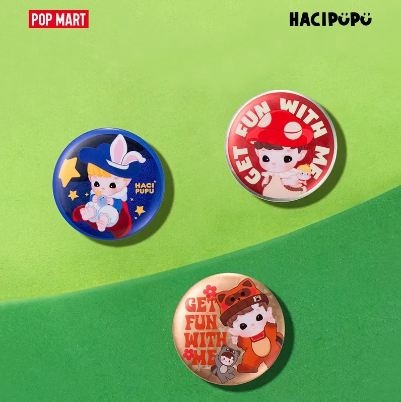 Popmart Hacipupu Adventures In Thewoods серии жестяной значок слепая коробка сумка для догадок