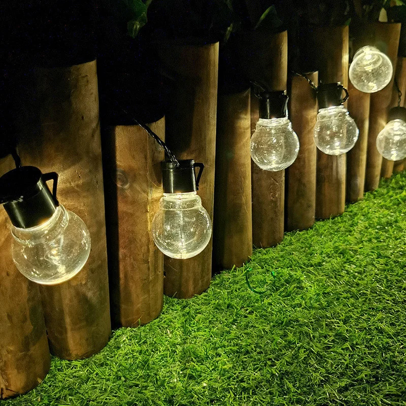 

Светодиодные гирлянды, Рождественская гирлянда, уличная лампа G50, гирлянда с лампочками, новый год, вечерние, праздничное свадебное украшение для сада, для улицы