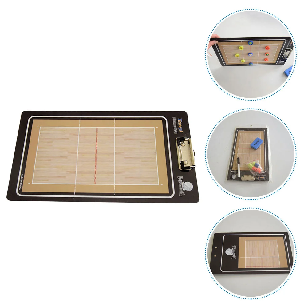 

Volleyball Board Magnetic White Sports Coaches Clipboard Match Supply Tactics Demo Pvc Coaching