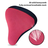 thicken bicycle seat cover breathable honeycomb design high strength bike cushion cover for mtb