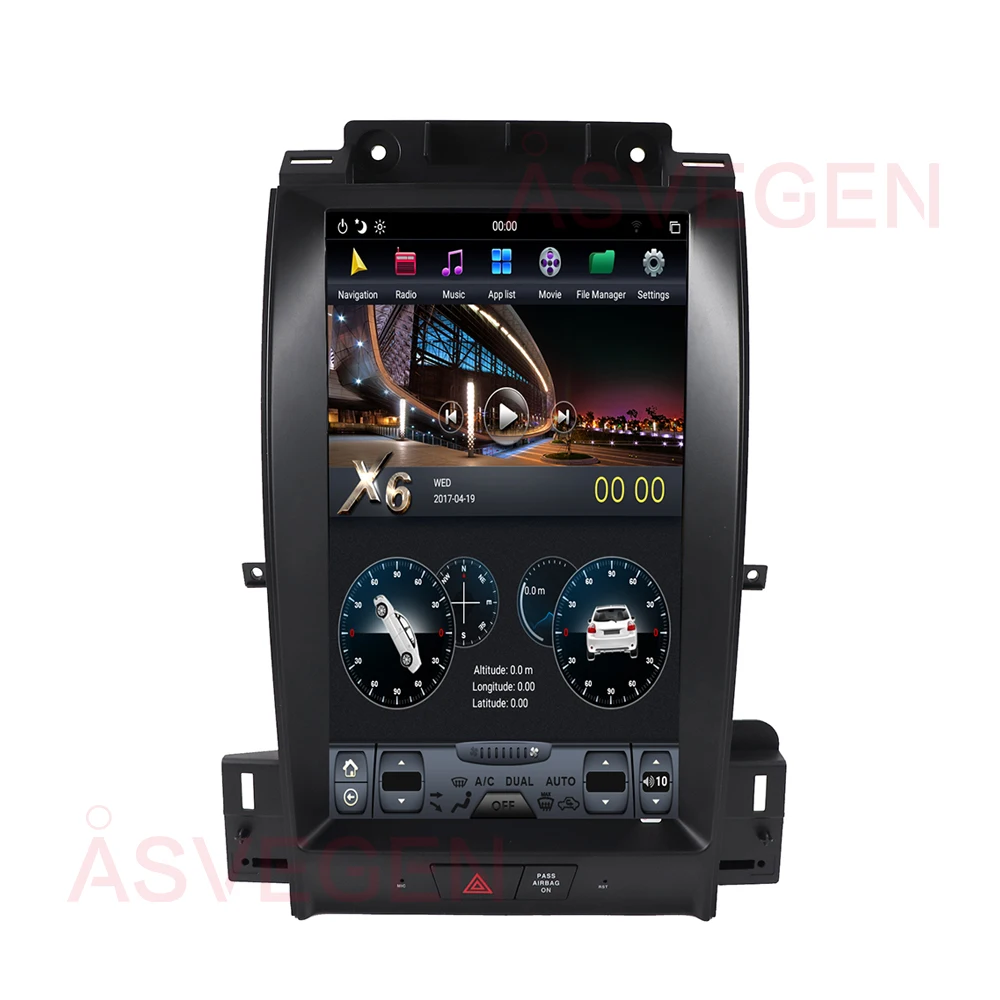 

13.6 Inch Tesla Vertical Screen Car GPS Navigation Audio Radio Car Video Player For Ford Taurus 2010-2018 With Voice Command