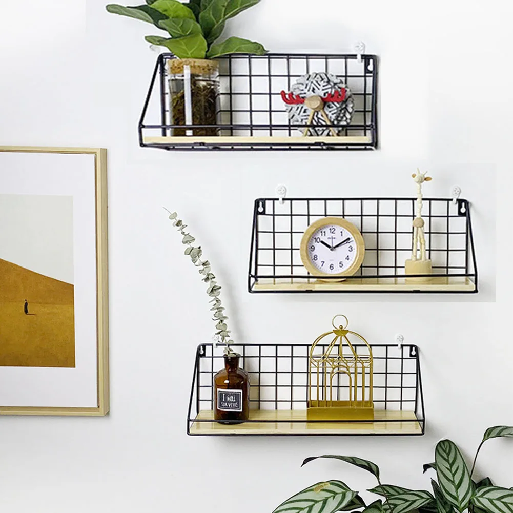 

Настенные полки для хранения без перфорации, железная стойка, подвесной держатель, аксессуары для хранения мелочей и шампуня в ванной комна...