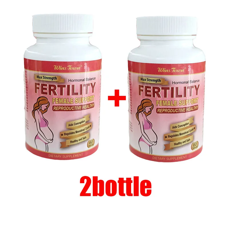 

2Bottles female fertility tablet hormonal balance support Support Reproductive Healthy