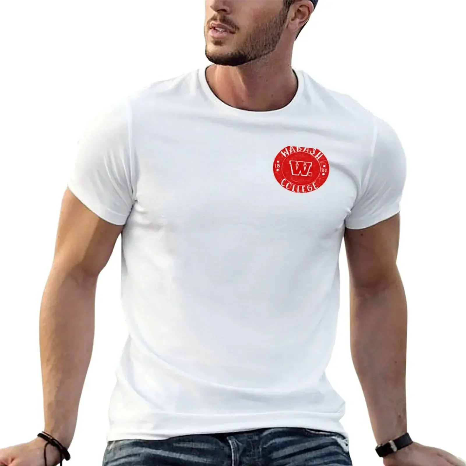 Футболка Wabash College больших размеров для мальчиков быстросохнущие футболки