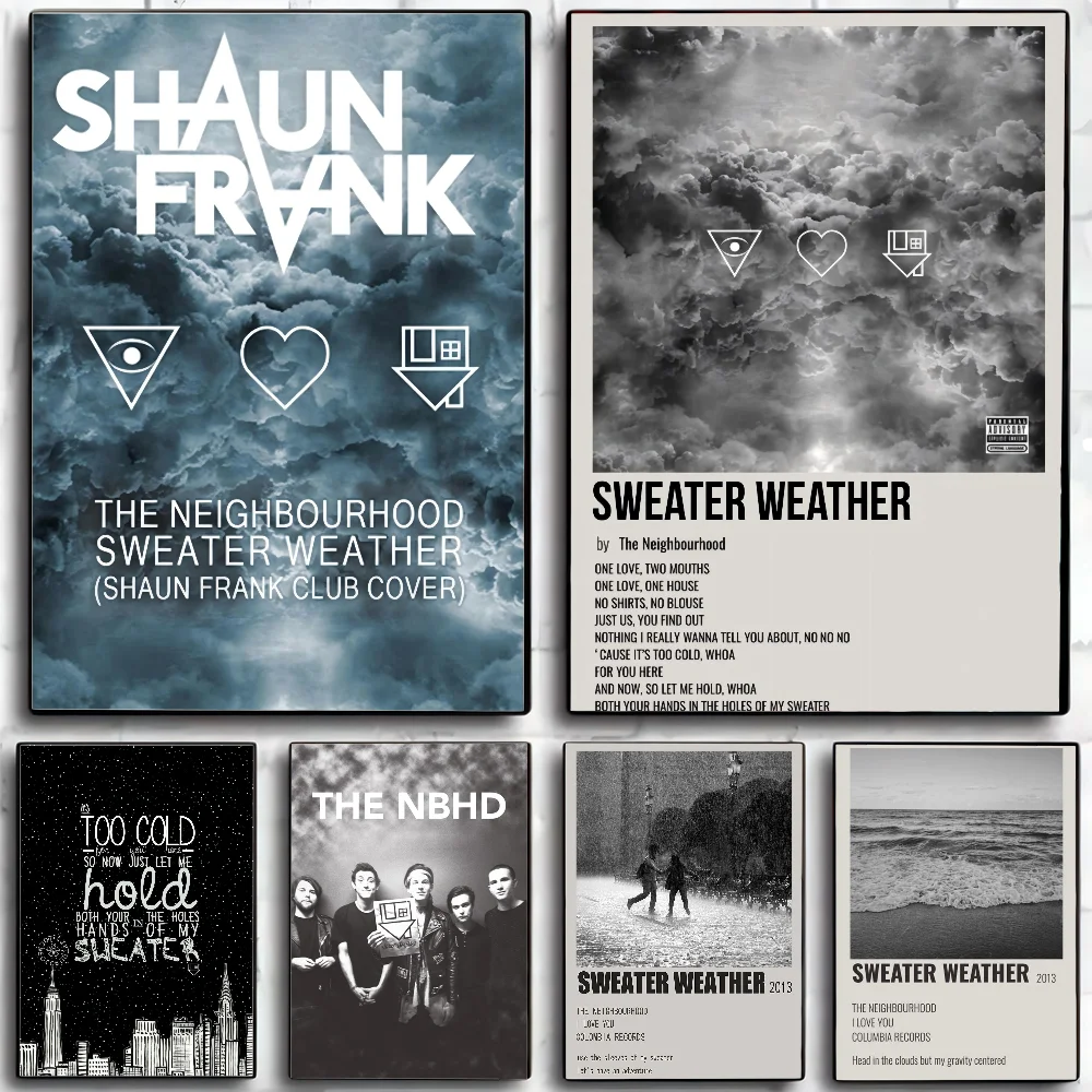 Постер на стену с изображением музыкальных альбомов свитеров домашний декор