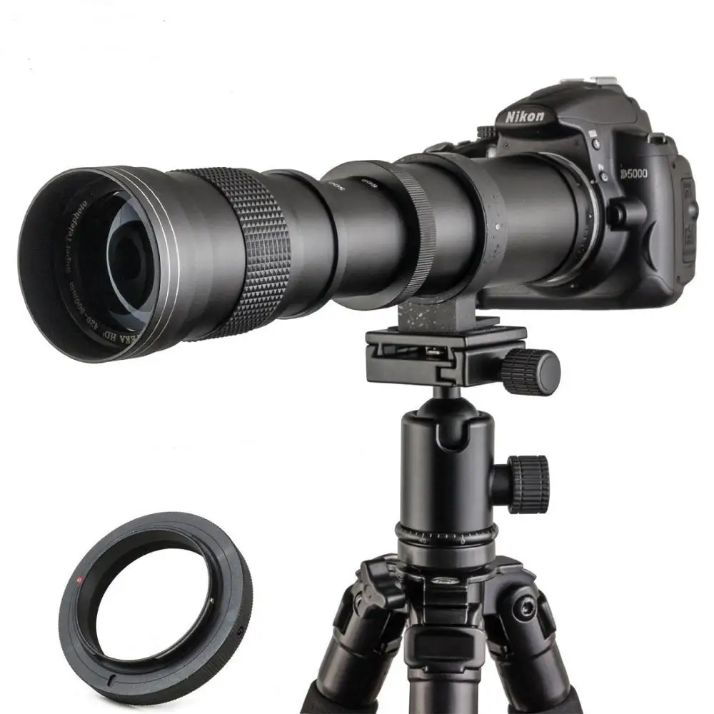 JINTU 420-800mm Super Telephoto Lens Fit for Sony A-mount Alpha A100 A200 A900 A850 A550 A77 A580 A350 Alpha Series DSLR Camera