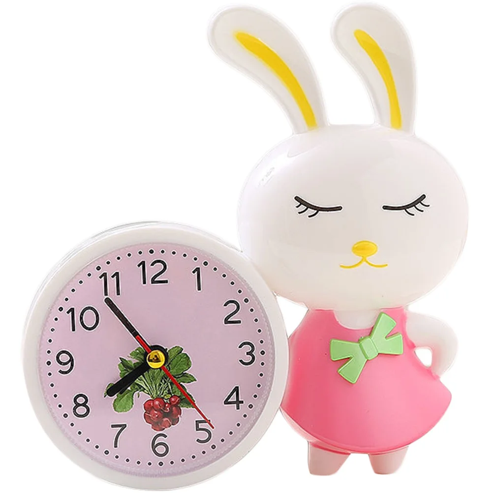 

Clock Alarm Bunny Rabbit Children Roomoperated Kids Decoration Year New Bedroom Table Desk Girls Gifts Favors Party Non Ticking