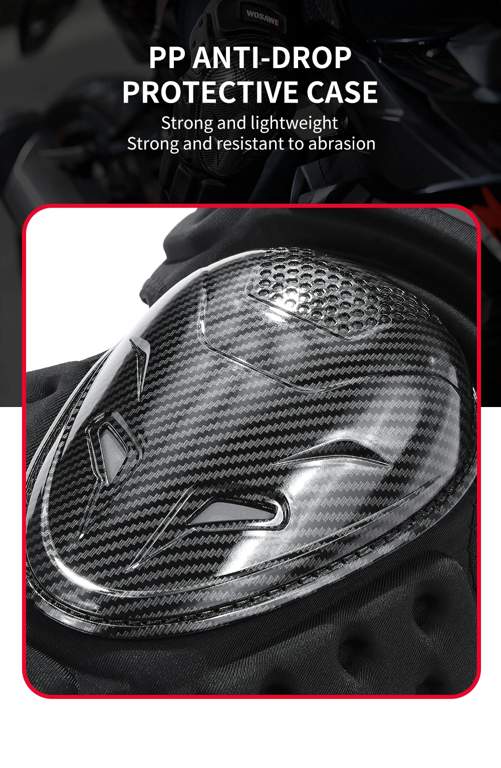 WOSAWE мотоциклетные наколенники для мотокросса защита от ударов колена езды на