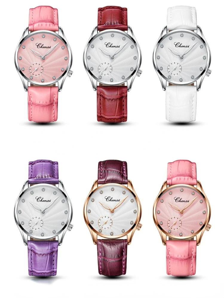 

Brand Lady Watches Women Quartz Watch Ladies Fashion Wristwatches Women's Leather and Stainless Steel Strap Clock Watch