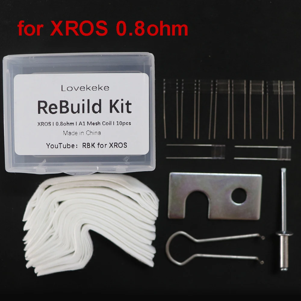 1 Box Lovekeke XROS 0.8ohm DIY Tool Rebuild Kit for   A1 Mes