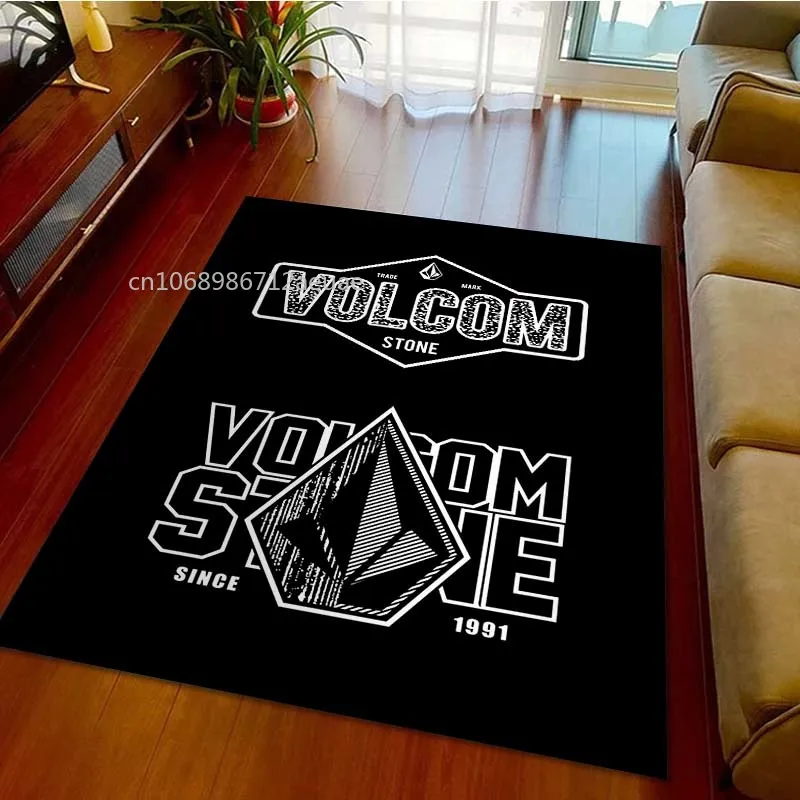 V-VOLCOM ковер с принтом логотипа удобный мягкий для спальни Придверный коврик декор