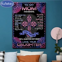 to mom gift diamond painting art inspirational quotes diamond painting newly arrived cross stitch rhinestone pictures embroidery