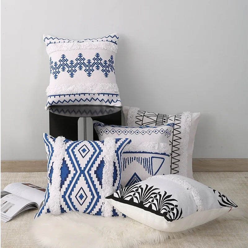 

Чехол для подушки, 45x45 см, в стиле бохо