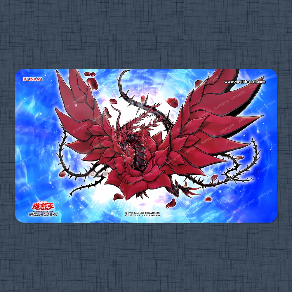 

Yugioh Custom Playmat Black Rose Dragon Card Games Playmats TCG OGC CCG Yu-Gi-Oh Mat-D251