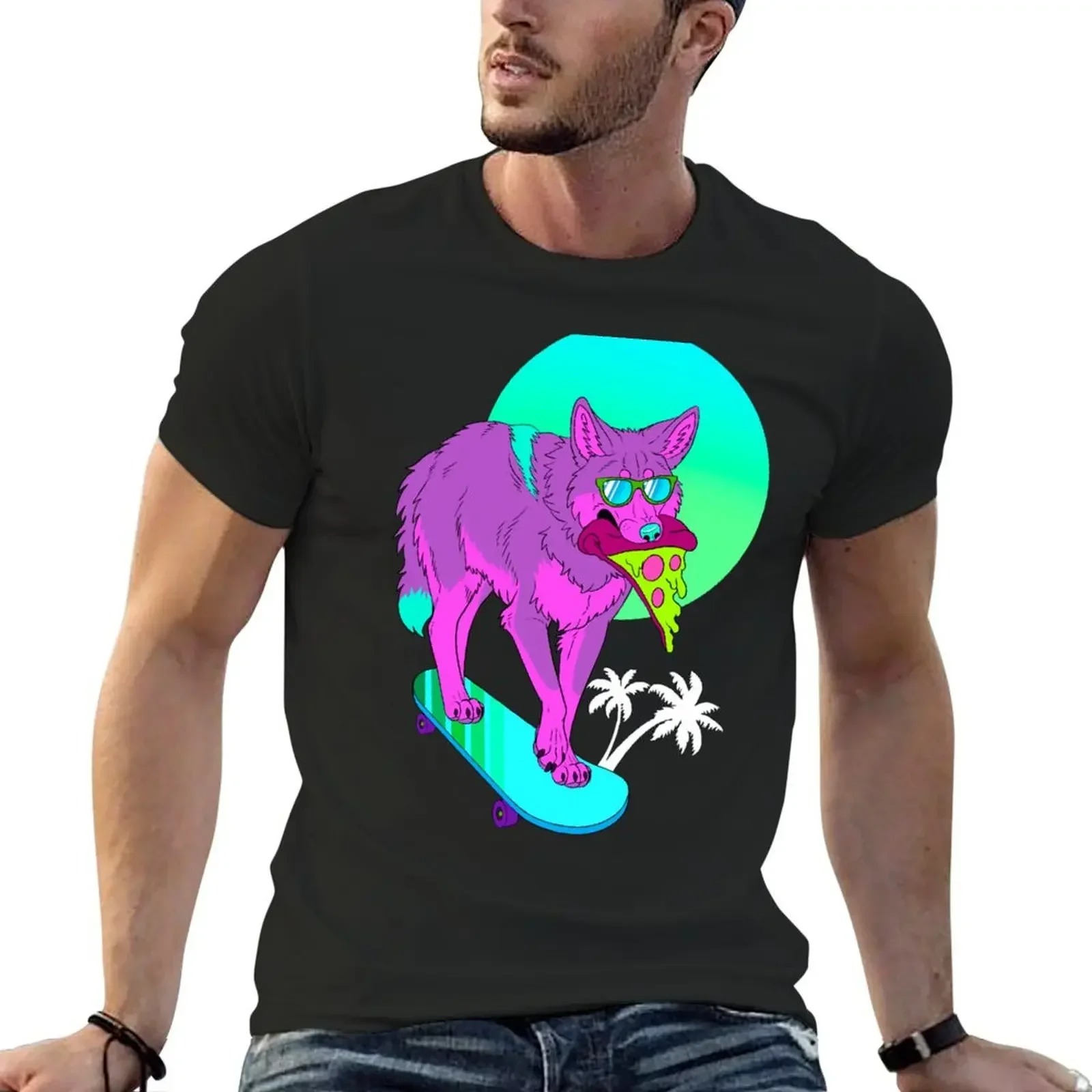 Футболка Nightshift Retrowave Coyote баскетбольные футболки с рисунком винтажная футболка