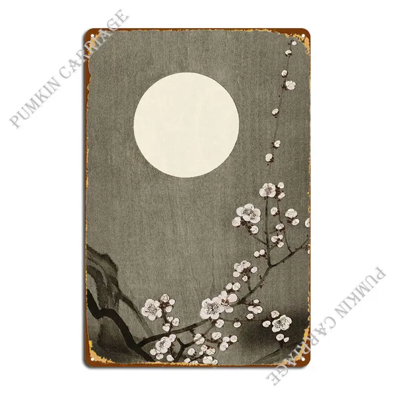 

Цветущие сливы, металлический знак, кинотеатр, украшение для гаража, Настенная роспись, оловянный знак, плакат