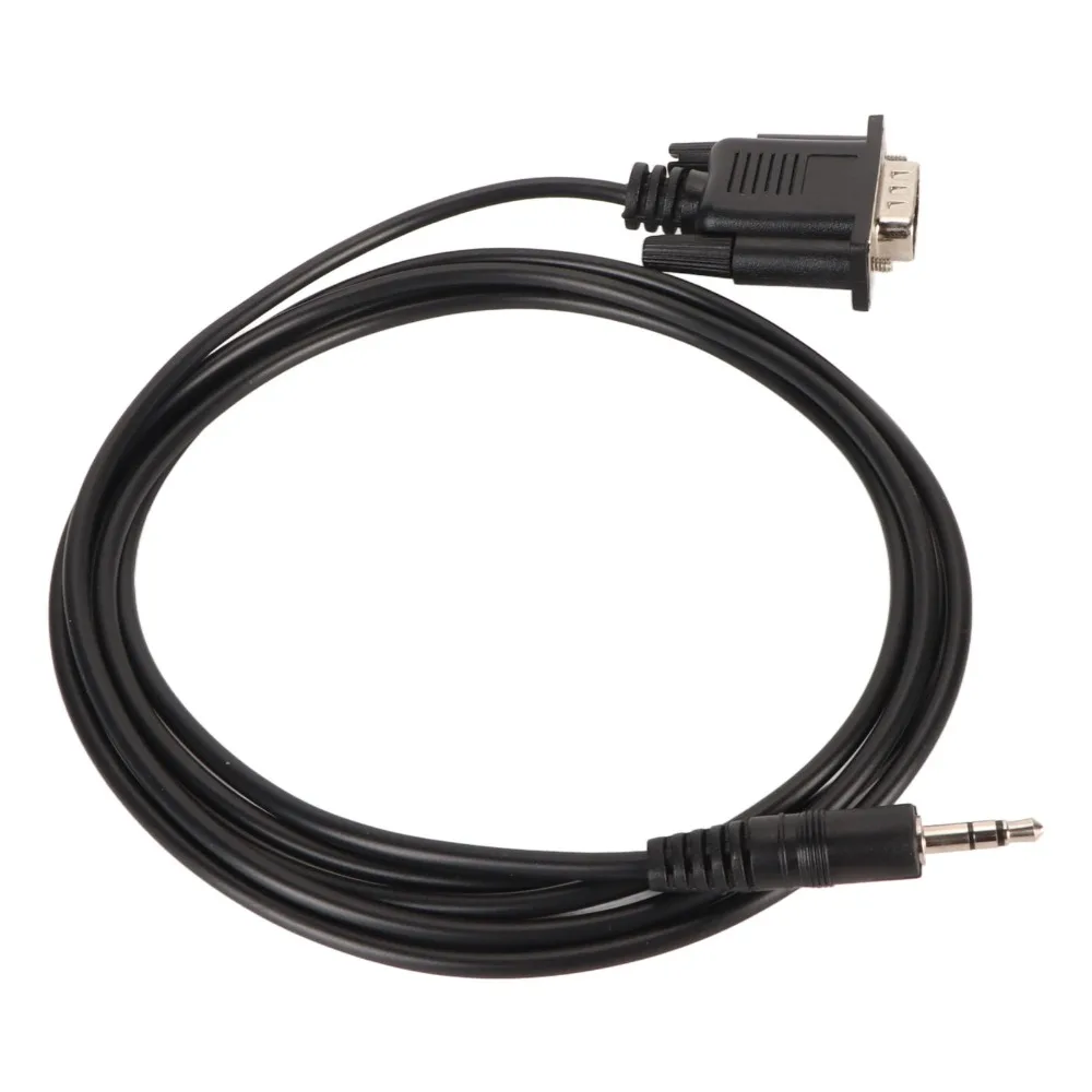 Фото 9-контактный разъем DB9 (папа) на разъем DC3.5mm (папа), кабель Plug and Play, износостойкий, для преобразования RS232 в 1/8 дюйма, 1.8м / 5.9 футов №2